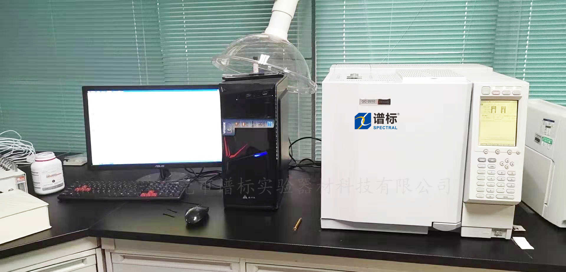 佛山某大型檢測公司購買我司二手氣相色譜GC-2010（雙進樣口 分流/不分流，雙FID）