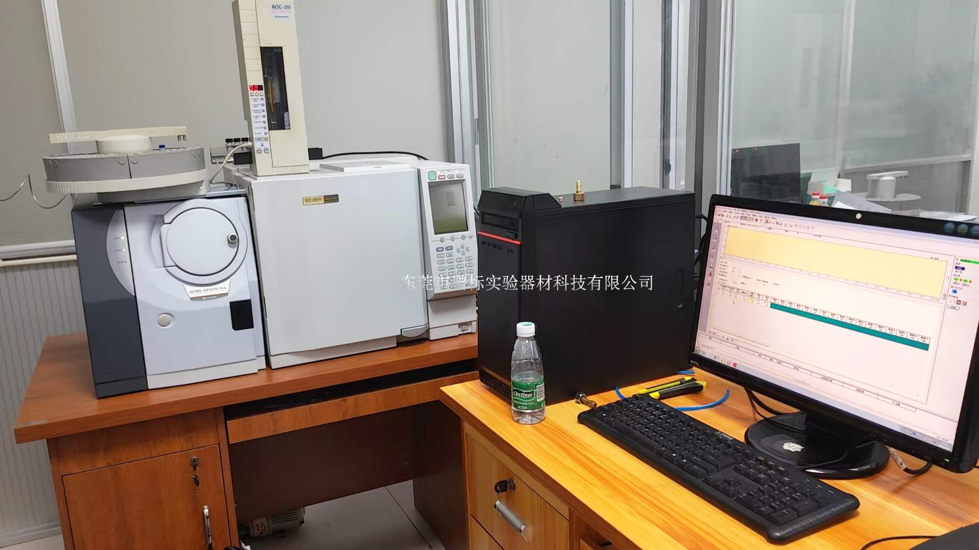 安捷倫氣質(zhì)聯(lián)用儀GCMS，QP2010PLUS+塔盤及其他前處理設(shè)備在廣州安裝調(diào)試完畢